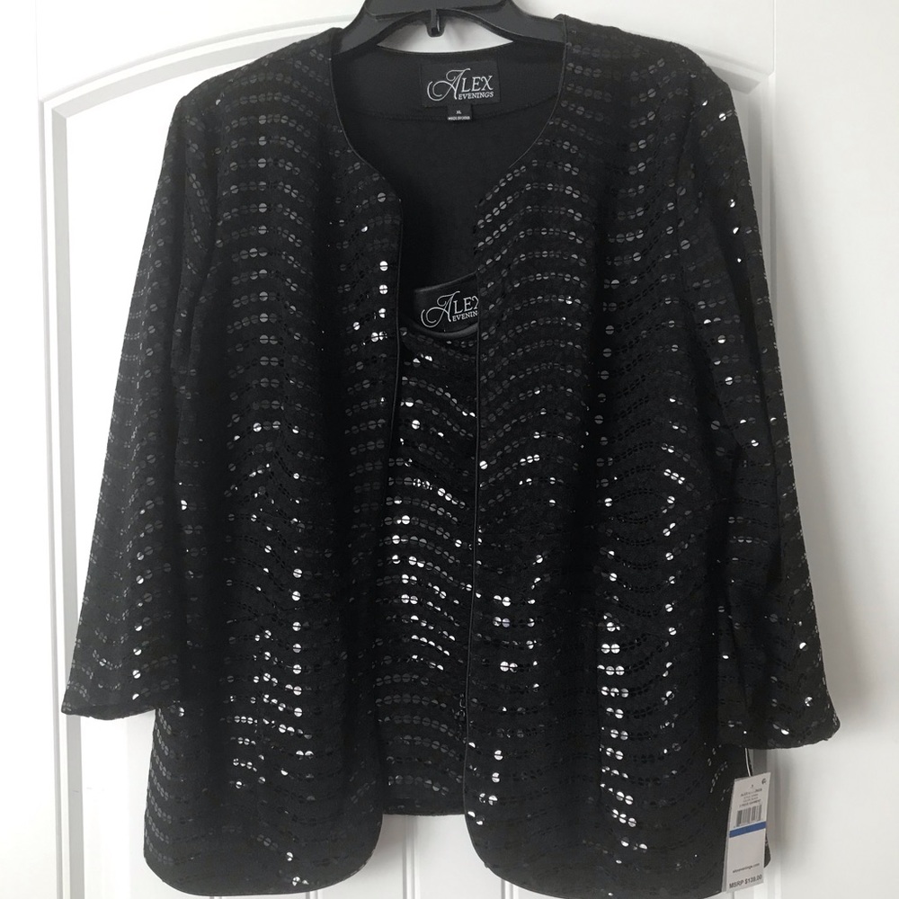 Alex Evenings 2 Piece Top